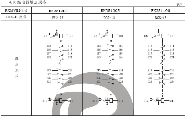 DCS-13雙位置繼電器結(jié)構(gòu)，外形尺寸及安裝開(kāi)孔圖。