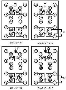 DS-33時(shí)間繼電器接線圖