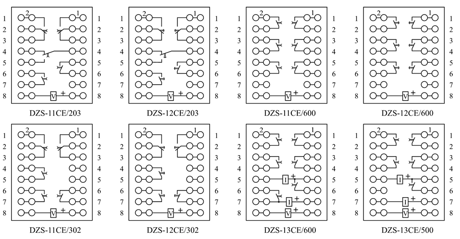 DZS-13CE/600內(nèi)部接線圖