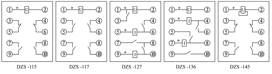 DZS-145內(nèi)部接線(xiàn)圖