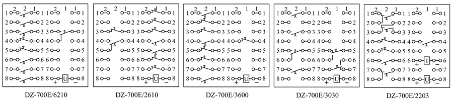 DZ-700E/6210內(nèi)部接線圖