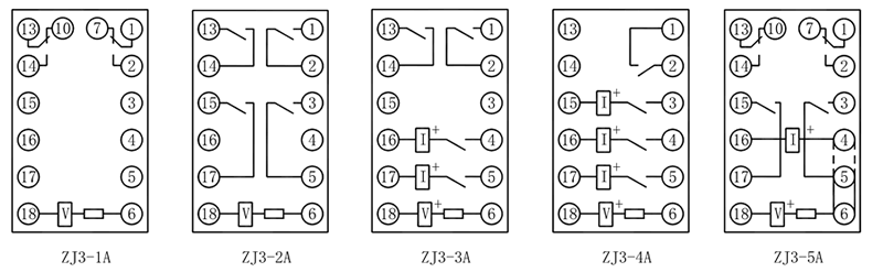 ZJ3-5A內(nèi)部接線圖