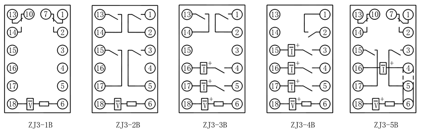 ZJ3-4B內(nèi)部接線圖