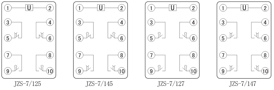 JZS-7/145內(nèi)部接線圖