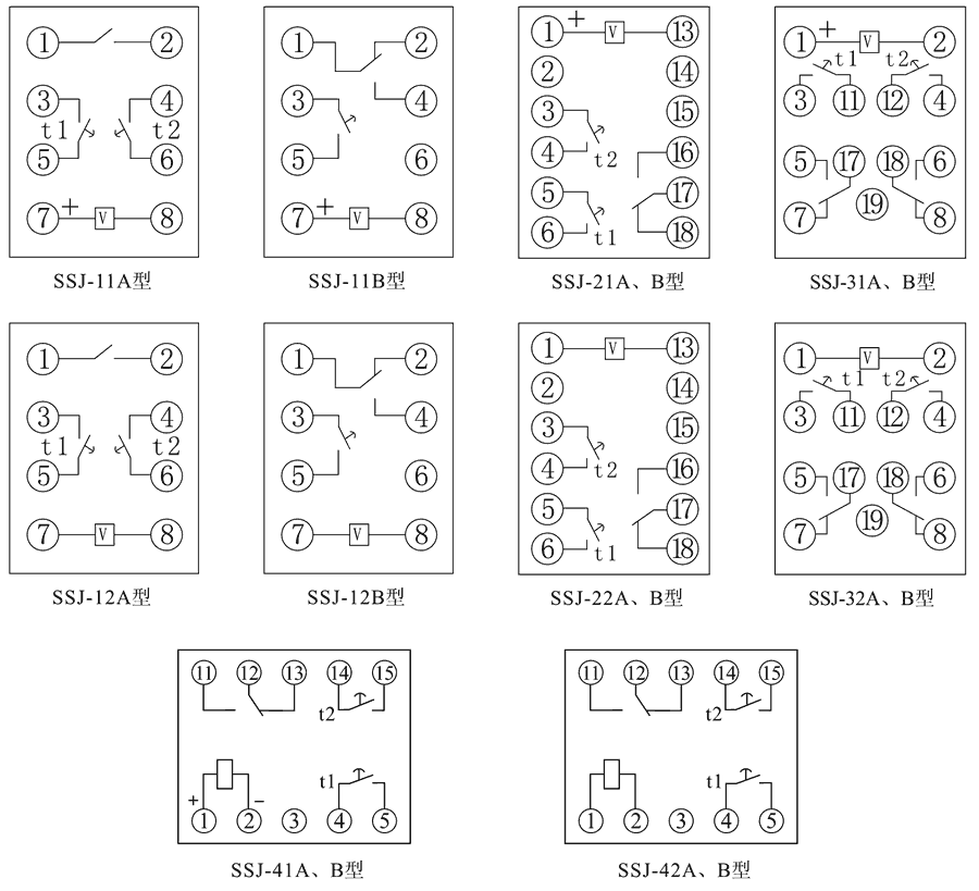 SSJ-21B內(nèi)部接線圖