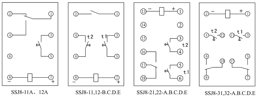 SSJ8-11E內(nèi)部接線圖