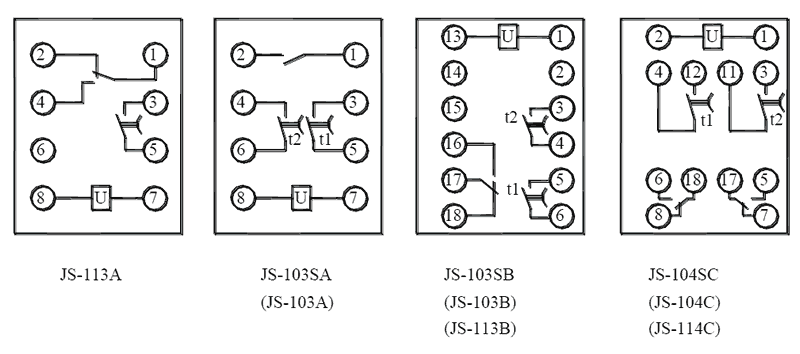 JS-103SA內(nèi)部接線圖