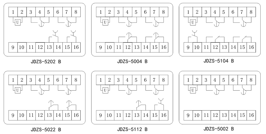 JDZS-5004B內部接線圖