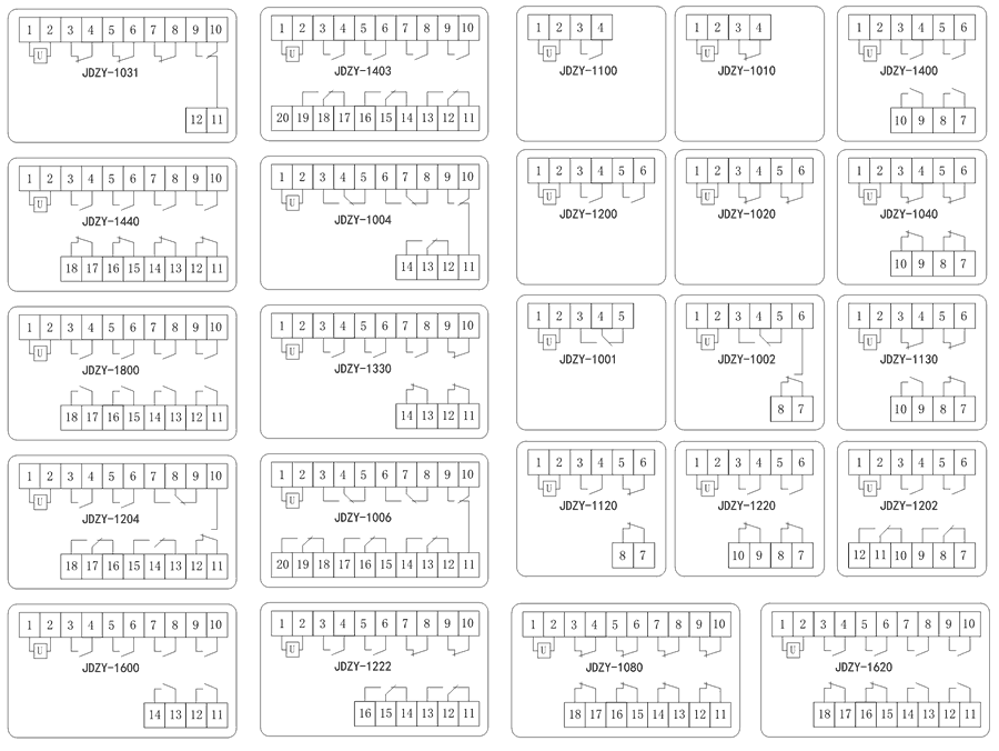 JDZY-1100內(nèi)部接線圖