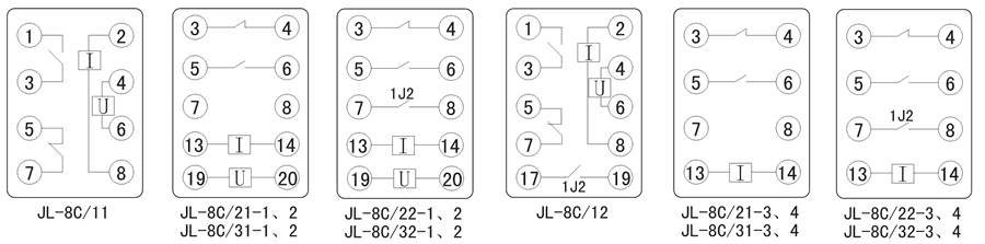 JL-8C/32-1內部接線圖