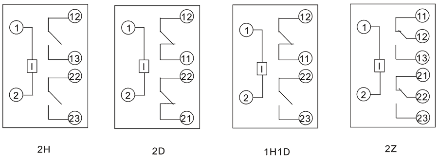 HDLN-2-2Z-3內(nèi)部接線圖