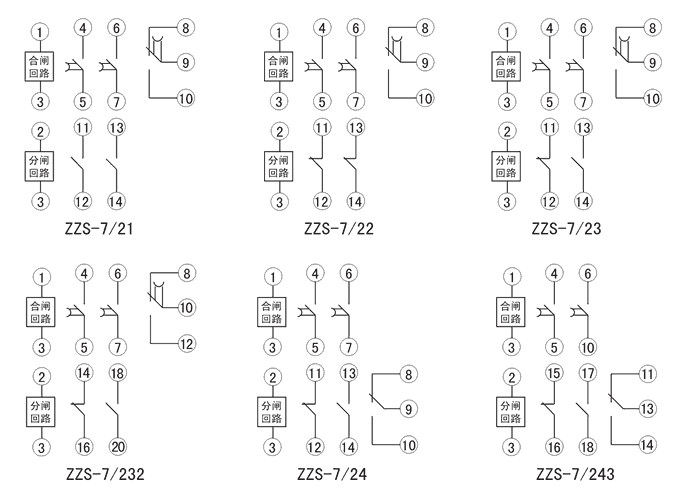 ZZS-7/22內部接線圖