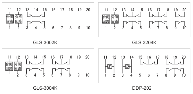 GLS-3004K內(nèi)部接線圖