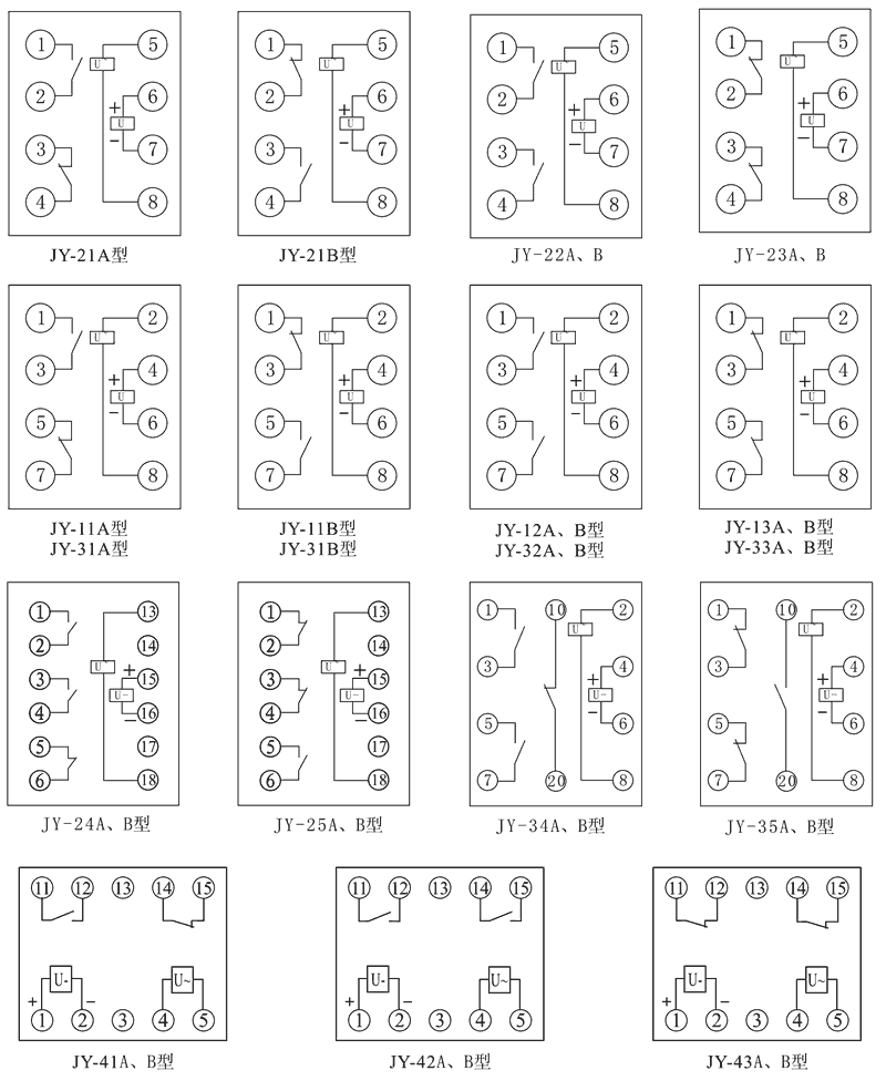 JY-31B內(nèi)部接線圖