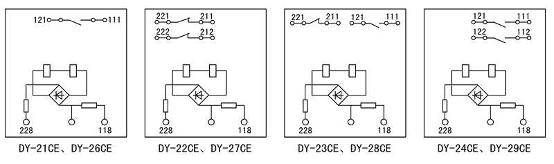 DY-23CE/C內(nèi)部接線圖