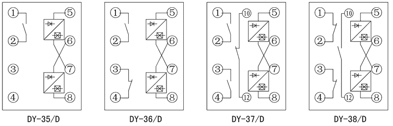 DY-38/D內部接線圖