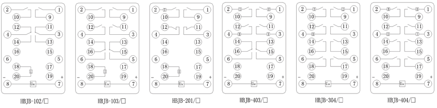 HBJB-403/2內(nèi)部接線圖