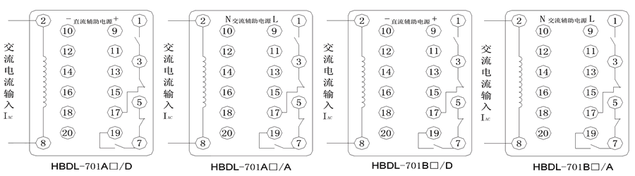 HBDL-701A1/D內(nèi)部接線圖