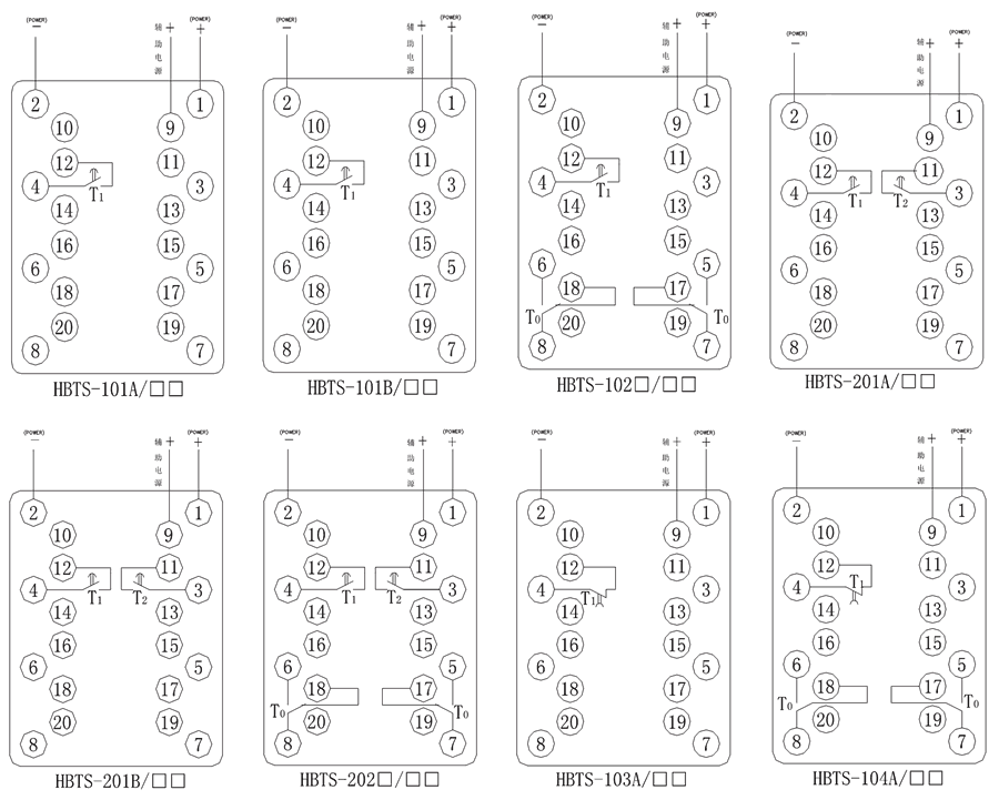 HBTS-201A/6內(nèi)部接線圖