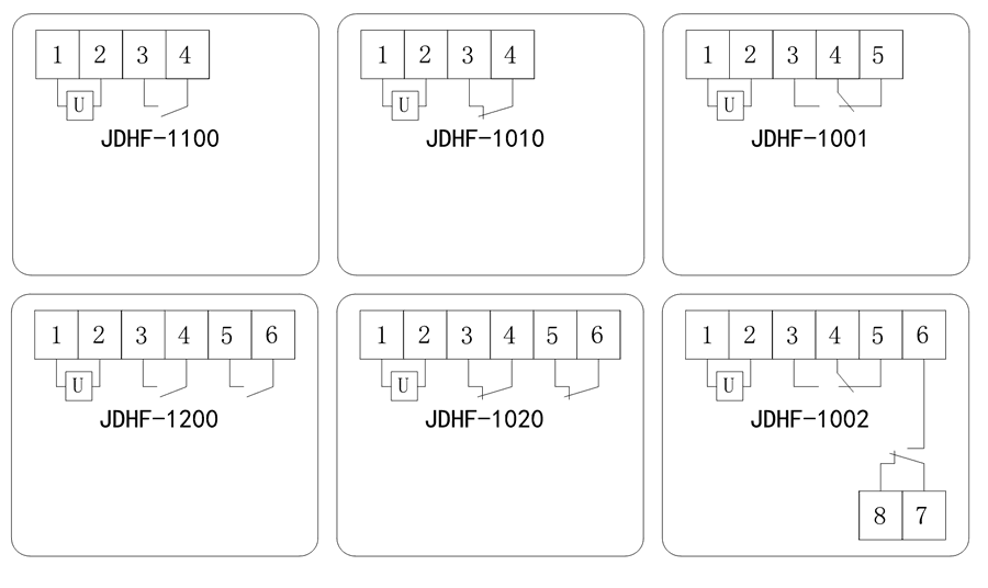 JDHF-1010內(nèi)部接線圖